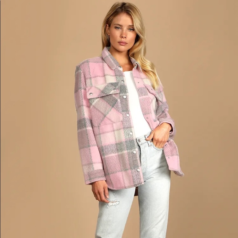 NEW BlankNYC Flannel Shacket in Cabin Fever